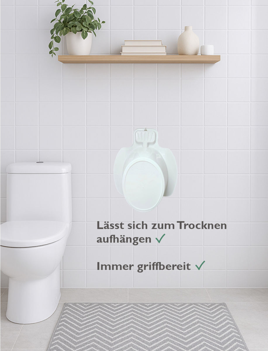 Bidet Einsatz für WC, 3,5 Liter Füllmenge, Sitzbad weiß