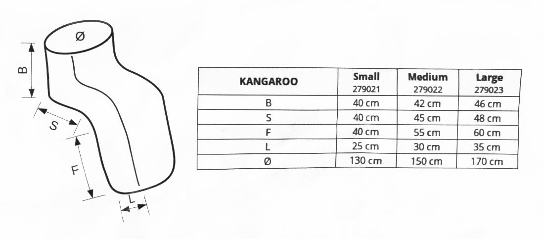 Mobilex Kangaroo Schlupfsack, grau