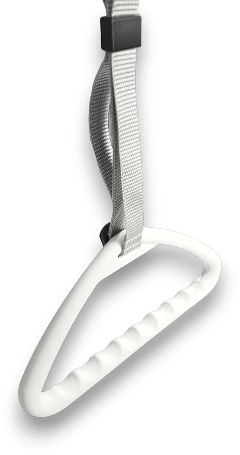 Griff für Bettgalgen, Triangelgriff rund mit Gurt, MED