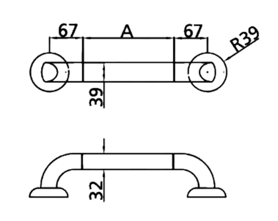 Rebotec Swing Haltegriff für die Wand