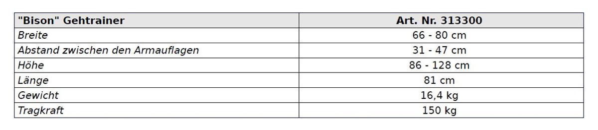 Mobilex Gehtrainer Bison