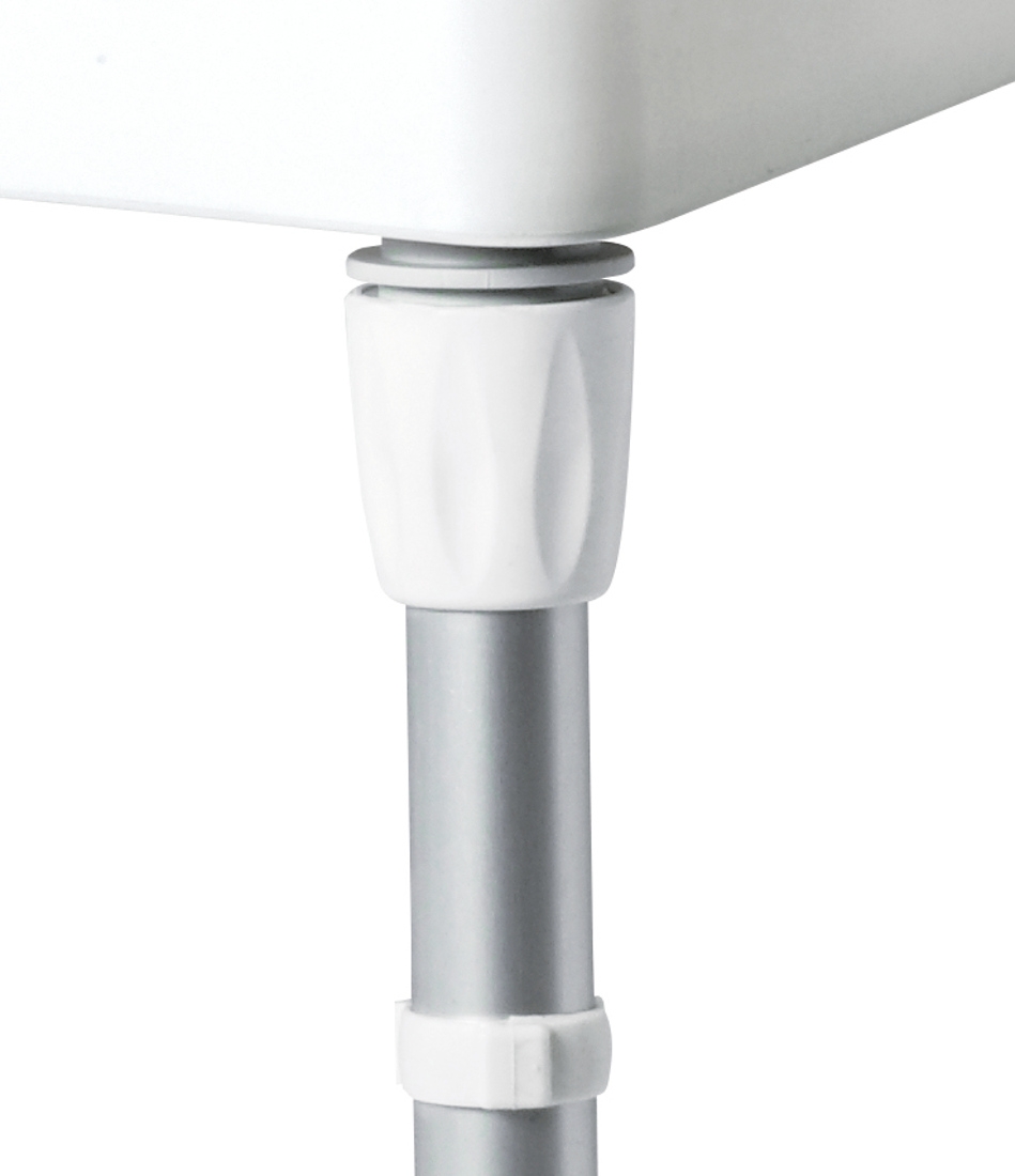 Rebotec Duschstuhl Nizza mit Arm- und Rückenlehne