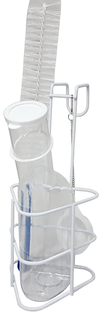Urinflaschenset Standard f. Männer mit Halter und Bürste