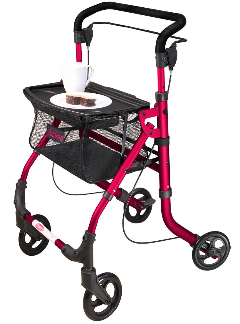 Wohnungsrollator Rehaforum Actimo Home Rot