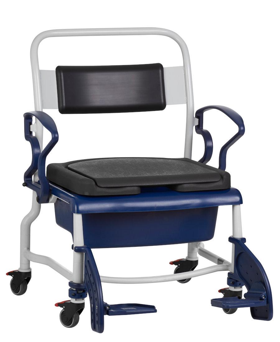 Rebotec Multifunktionsrollstuhl Malta - Farbe:Grau-Blau