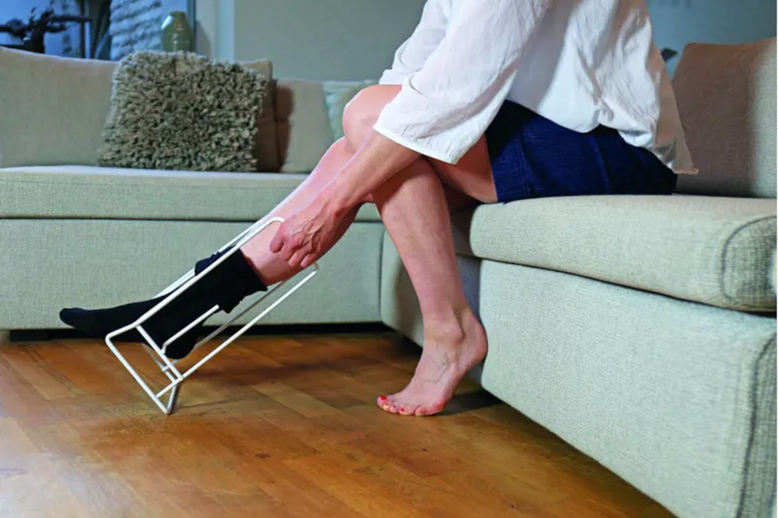 Strumpfanzieher für Kompressionsstrümpfe Strumpfanzieher für Kompressionsstrümpfe, Anziehhilfe für Socken | B-Ware