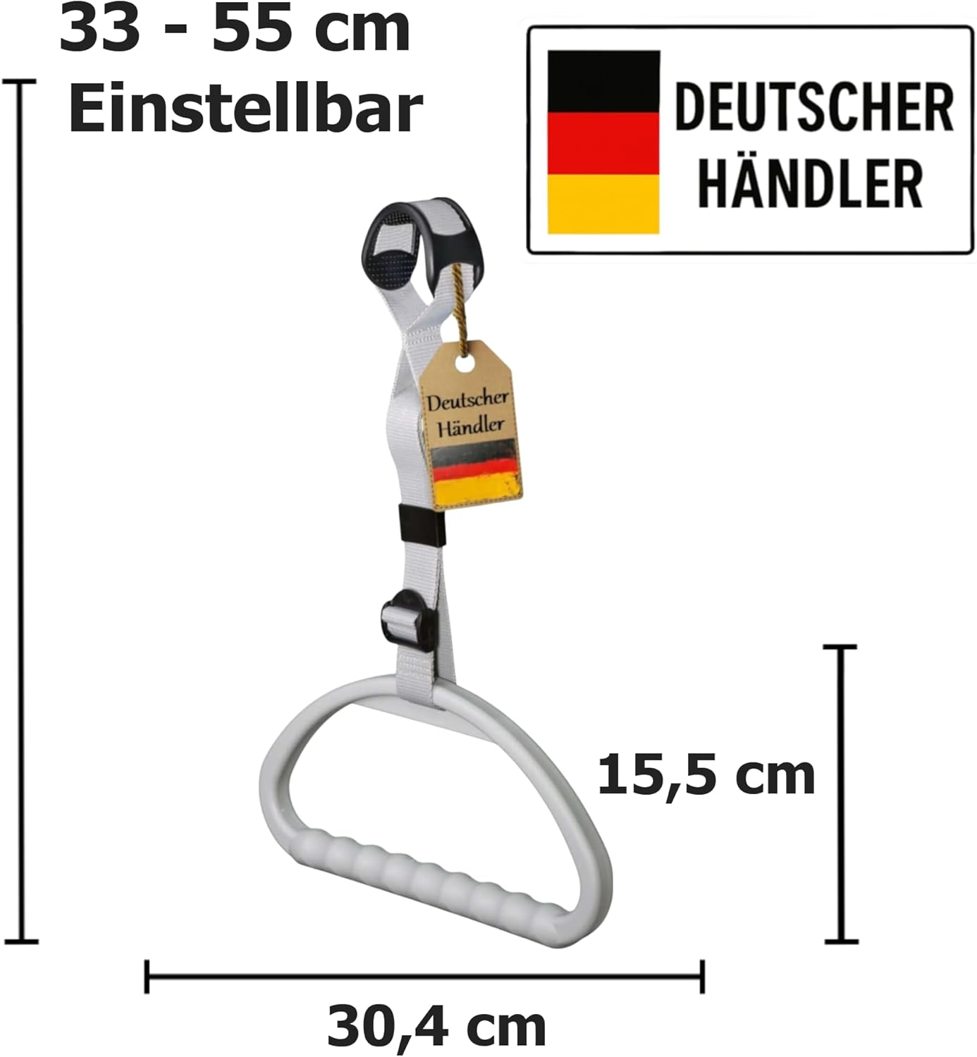 Bettaufrichter Classic Careline B-210, freistehend bis 130 KG Körpergewicht, inklusive zweiten Griff, TGN-RSG70-V