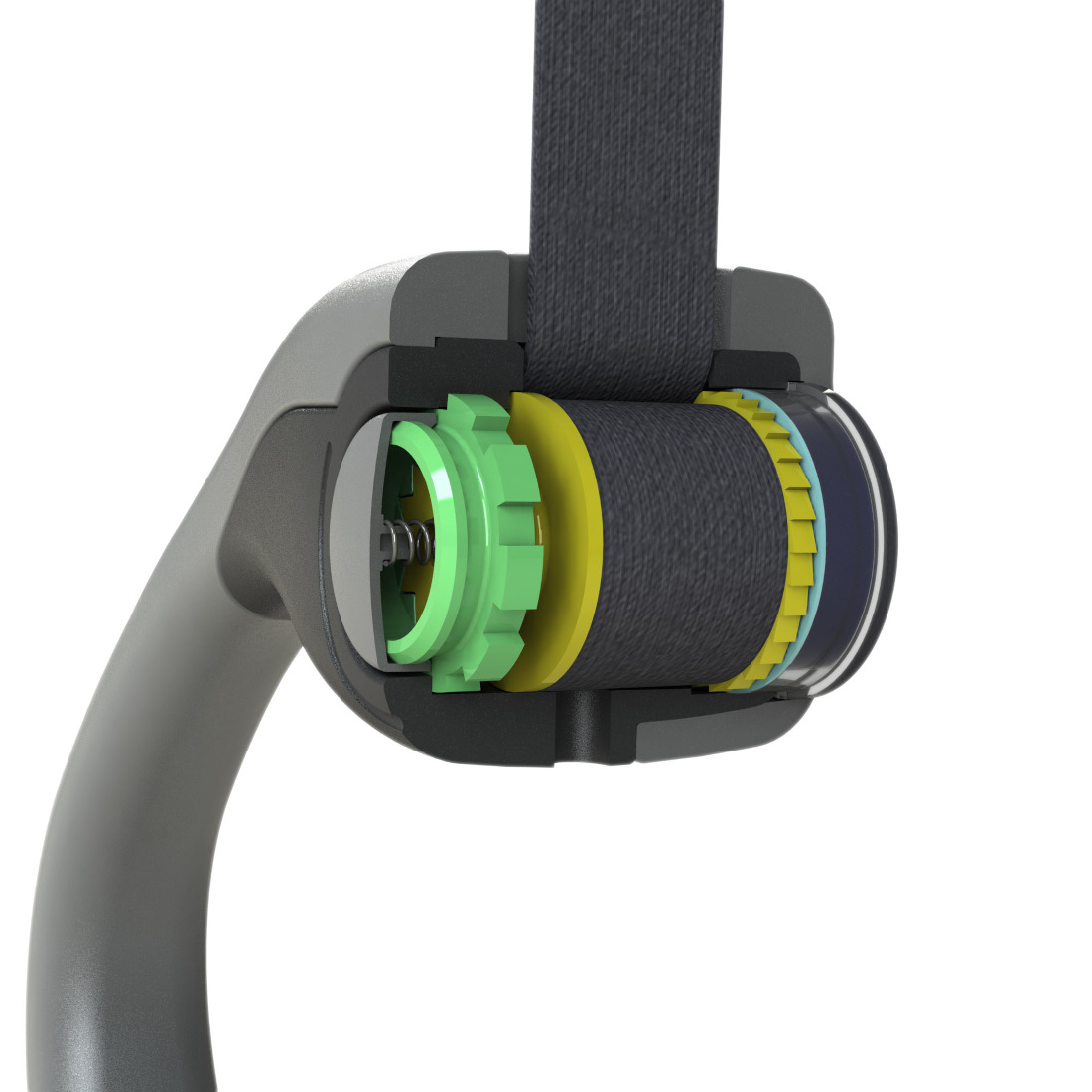 Bettgalgengriff - inklusive Gurt mit Aufrollautomatik, Aufrichtgriff, Evolution