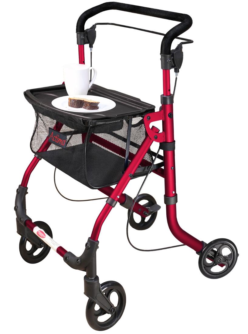 Wohnungsrollator Rehaforum Actimo Home Rot