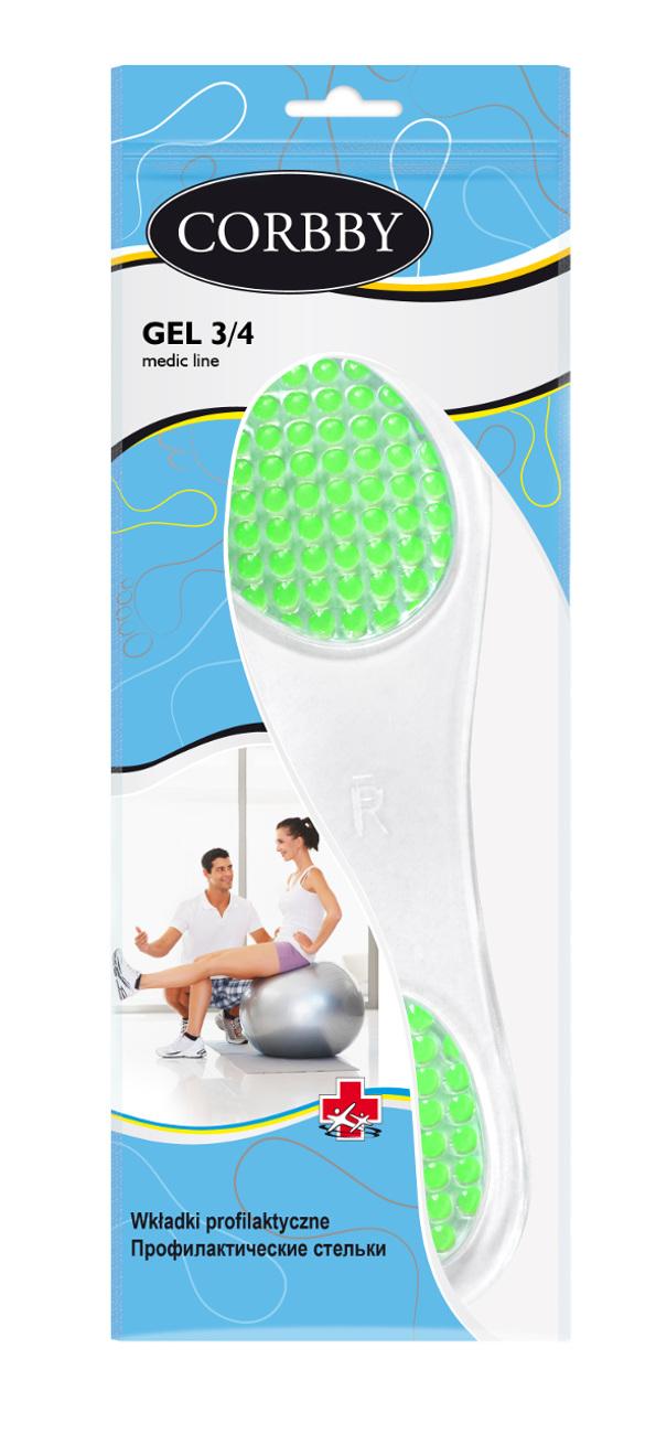 Corbby Schuheinlage Gel 3/4