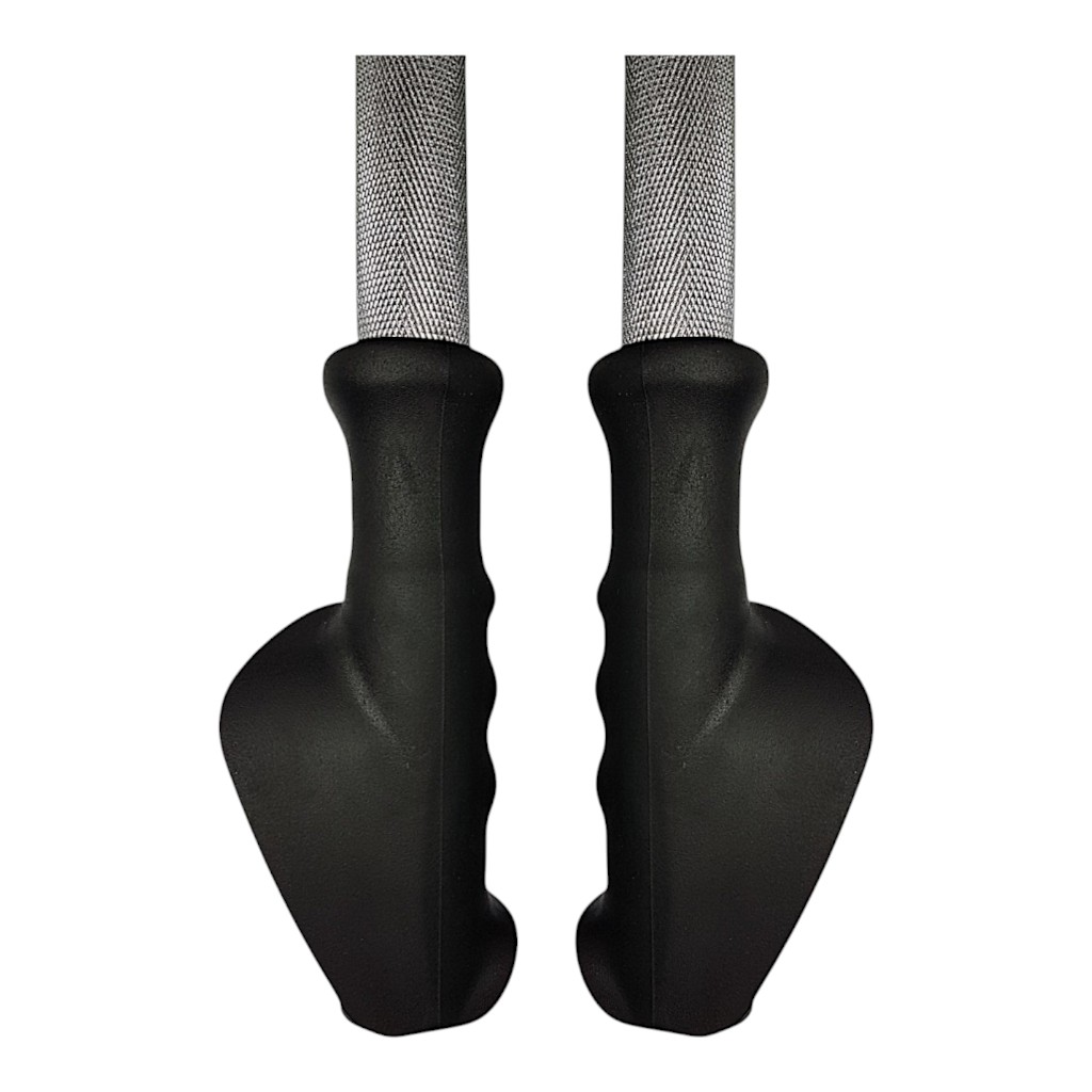 2x Handgriffe für Rollatoren 125x22 mm, Ersatzgriffe, 1 Paar (2 Stück) 