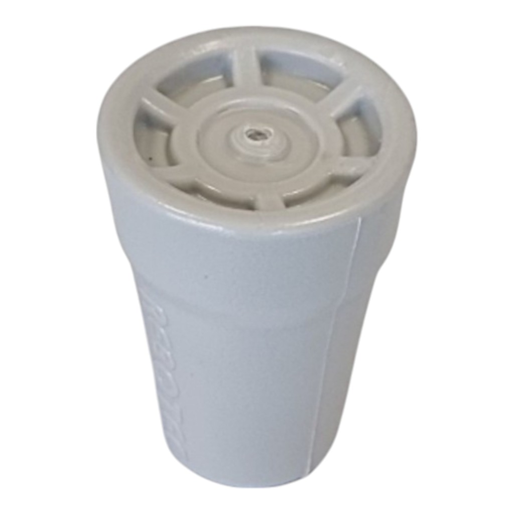 Rebotec Gummifuß für Krücken und Gehstöcke Lichtgrau - 22 mm