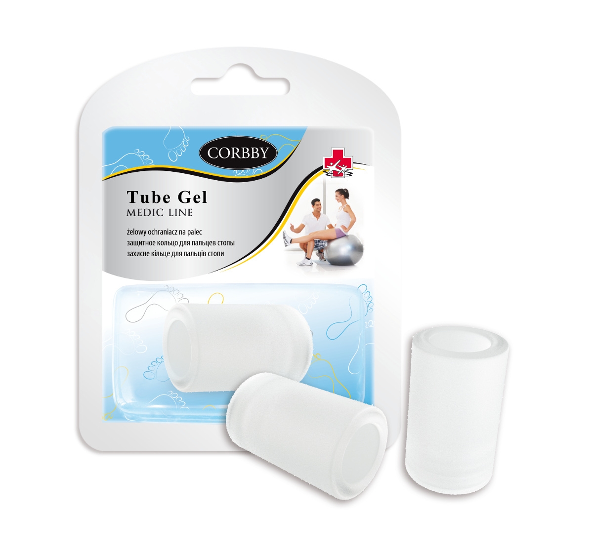Corbby Tube Gel Zehenkappe Corbby Tube Gel Zehenkappe