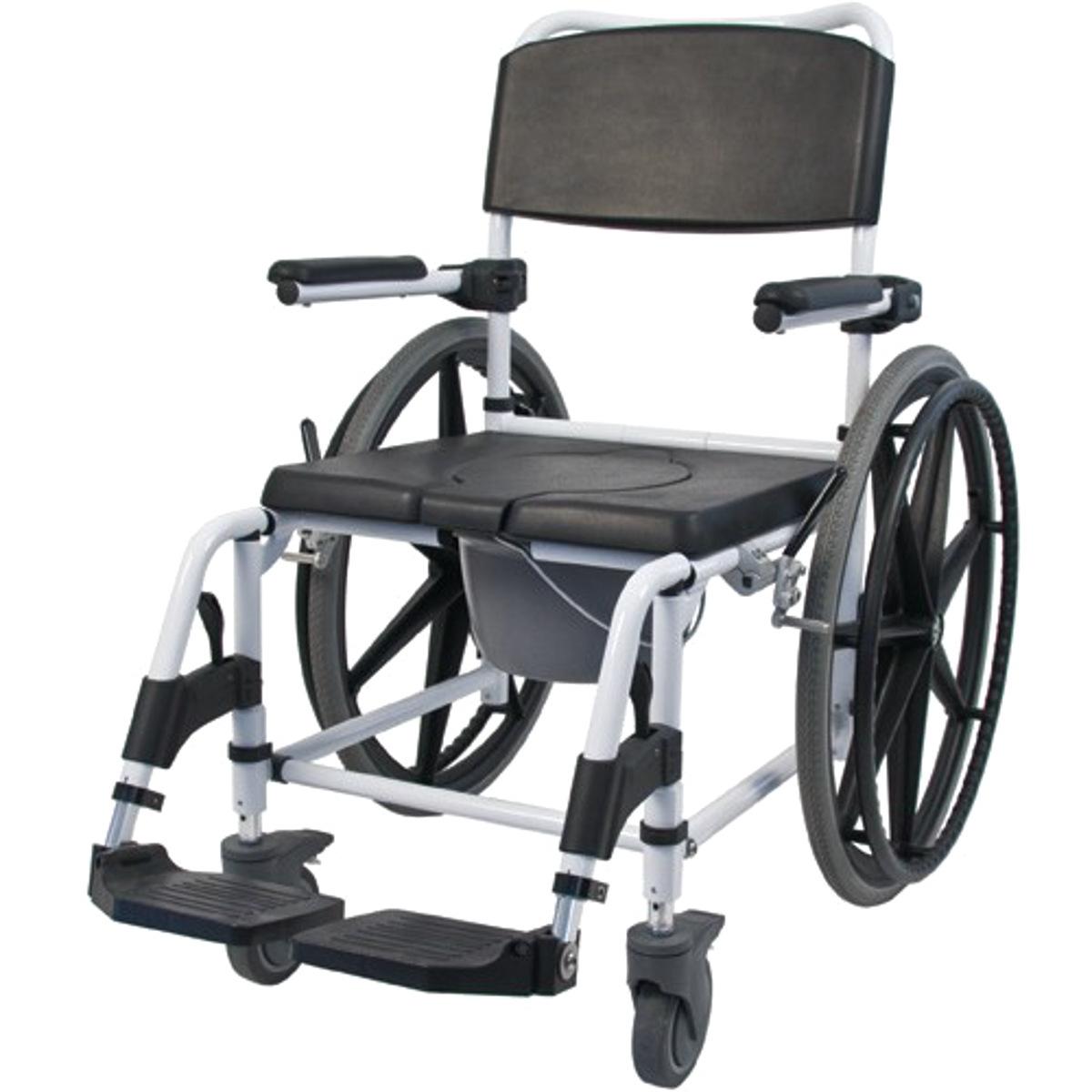 Mobilex Kakadu Toilettenrollstuhl 24 Zoll