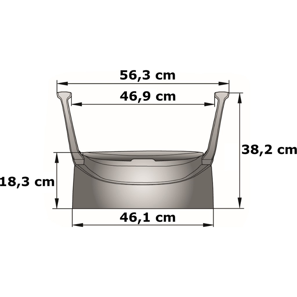 Toilettensitzerhöhung Russka QuickTop mit Armlehnen