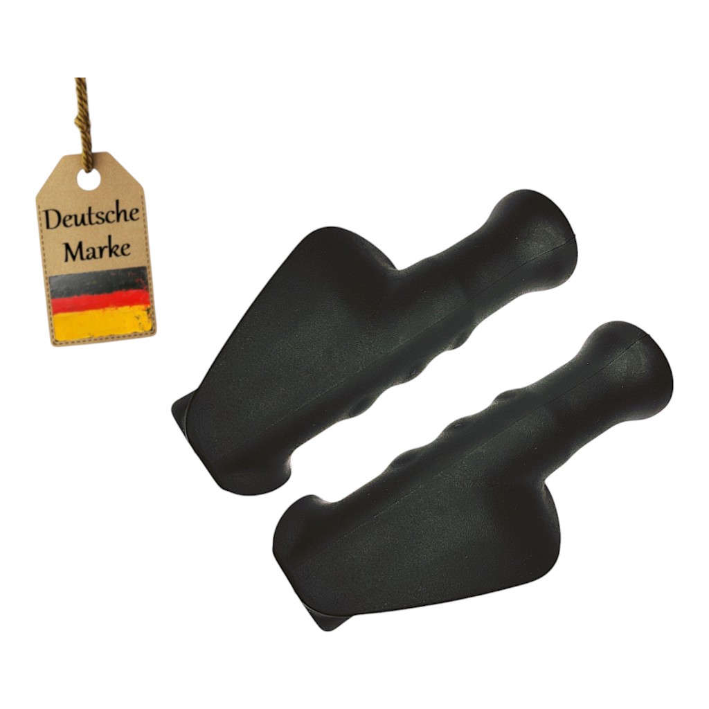 2x Handgriffe für Rollatoren 125x22 mm, Ersatzgriffe, 1 Paar (2 Stück) 