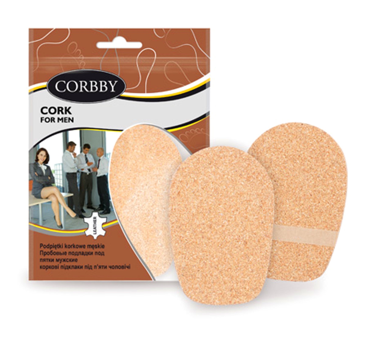 Corbby Schuheinlagen Cork