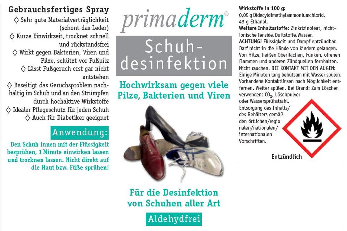 PrimaDerm Schuhdesinfektion