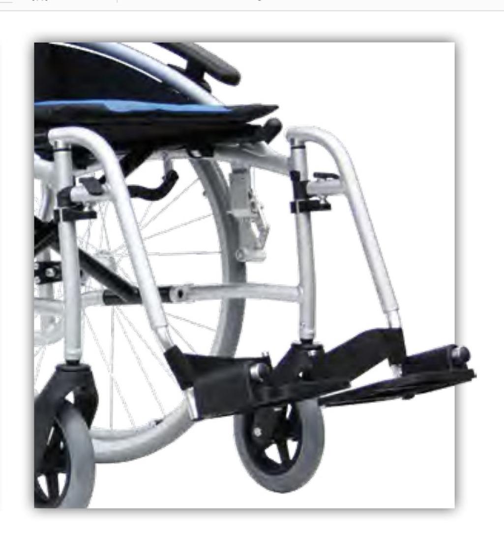 Rollstuhl UHC G-Lite Pro, Leichtgewichtrollstuhl bis 113 kg