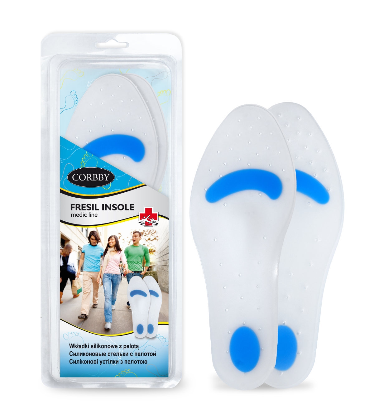 Corbby Fresil Insole Schuheinlage aus Gel