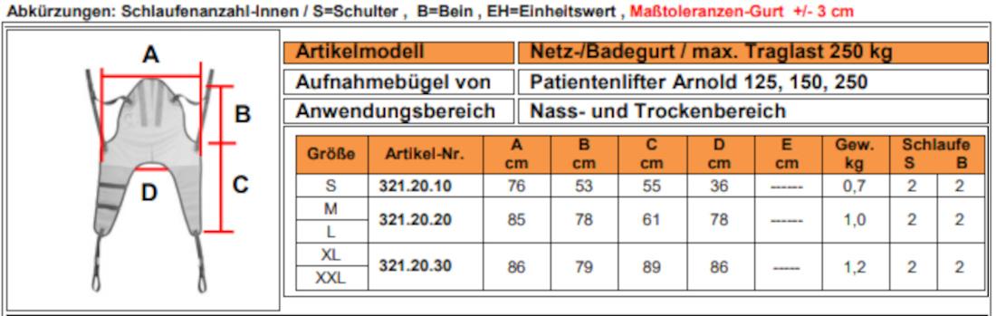Rebotec Patientenlifter Arnold 150