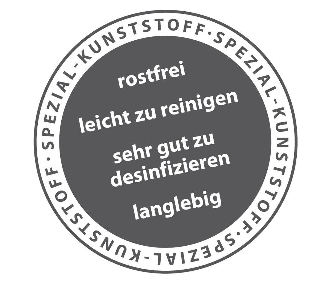 Rebotec Dusch- und Toilettenrollsstuhl Frankfurt Grau-Blau Rebotec Dusch- und Toilettenrollstuhl Erfurt