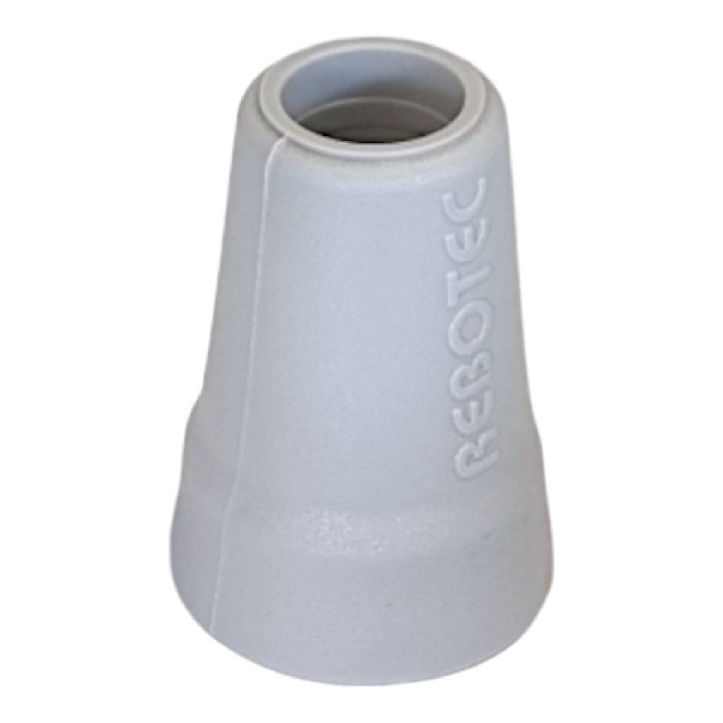 Rebotec Gummifuß für Krücken und Gehstöcke Lichtgrau - 22 mm