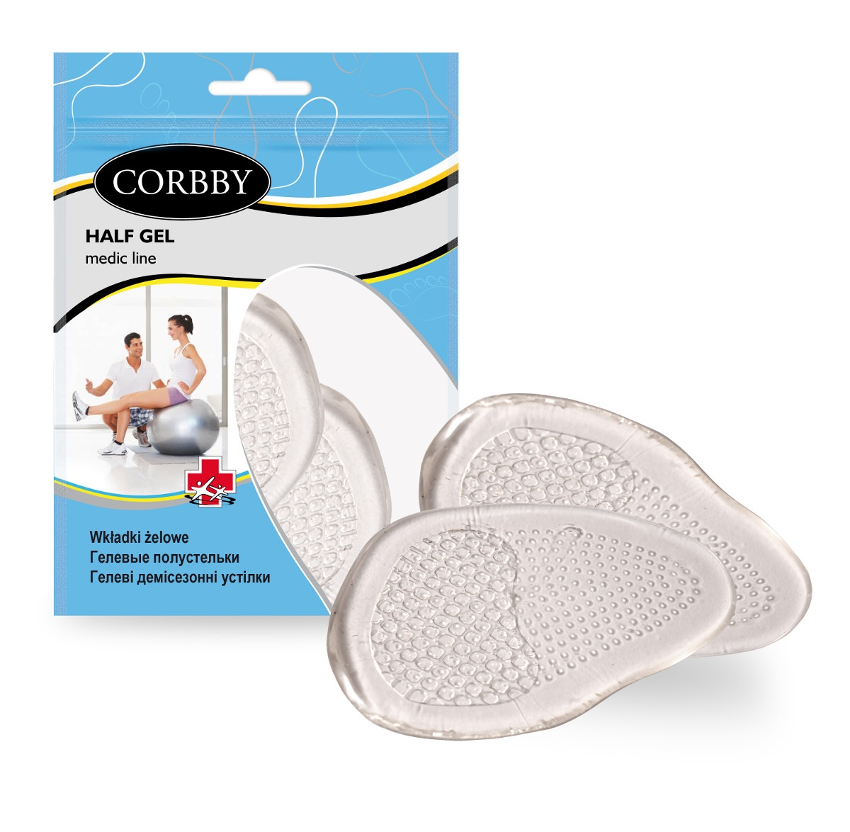 Corbby Half Gel Schuheinlagen Corbby Half Gel Schuheinlagen
