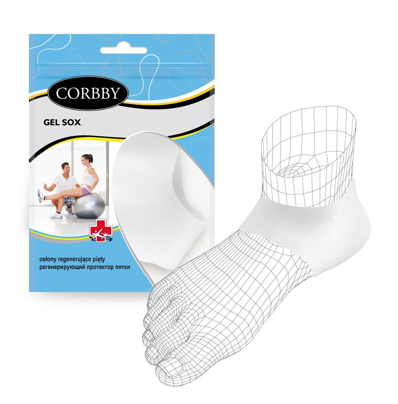 Corbby Fersendandage Gel Sox