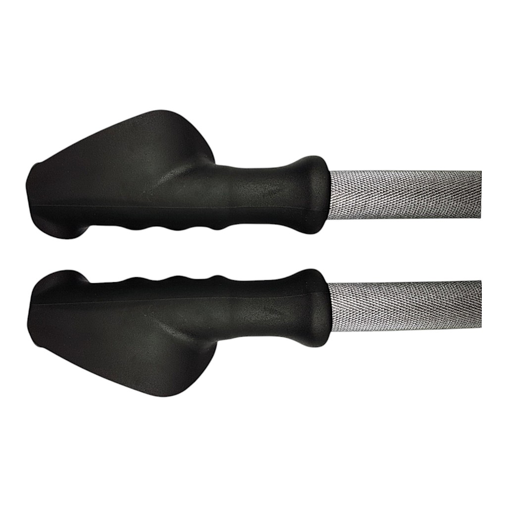 2x Handgriffe für Rollatoren 125x22 mm, Ersatzgriffe, 1 Paar (2 Stück) 