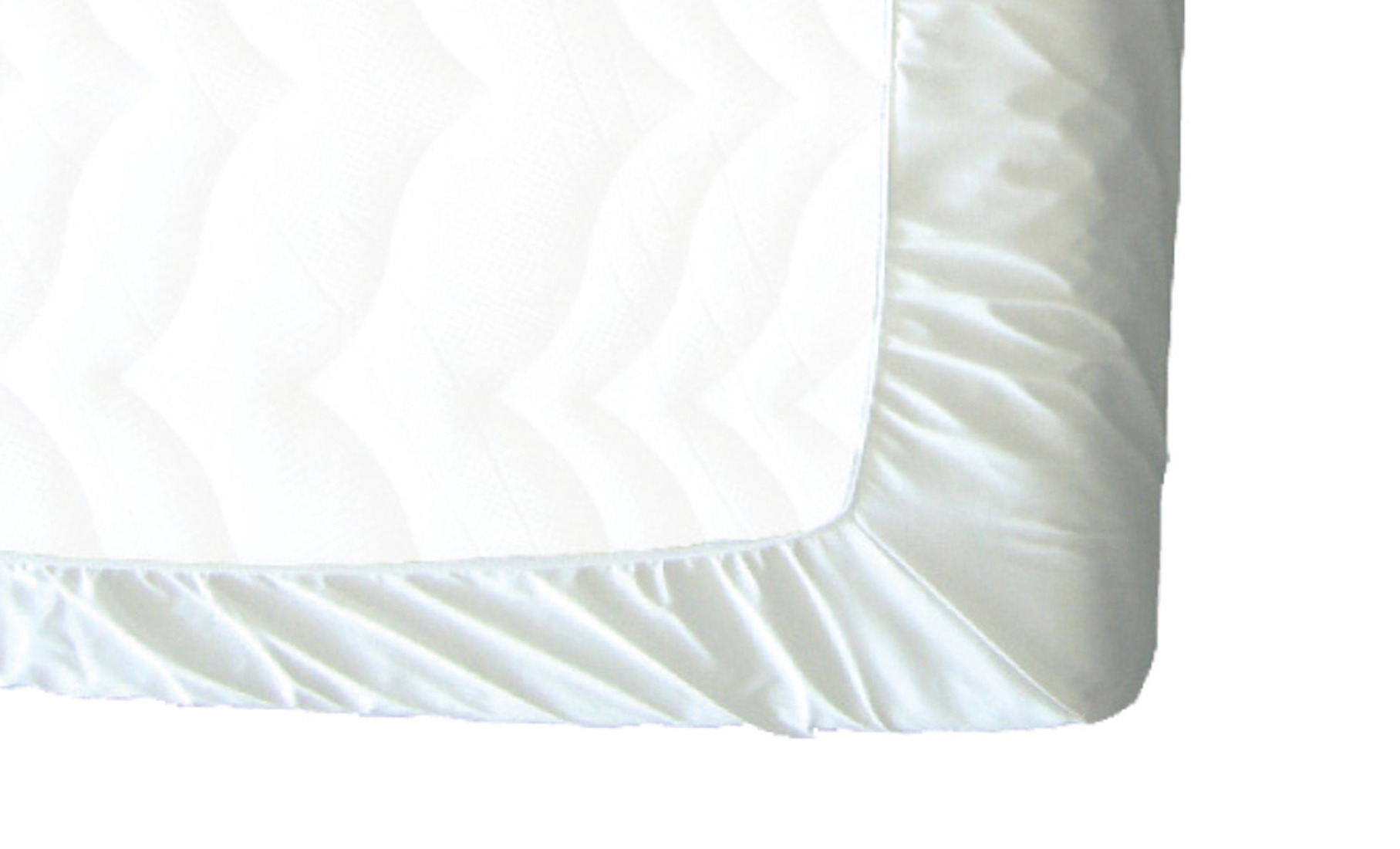 Careline PVC Spannbettbezug 90 x 200 cm, weiß