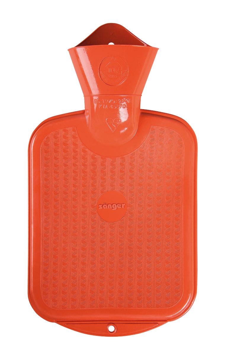 Wärmflasche Sänger 0,8 Liter Orange