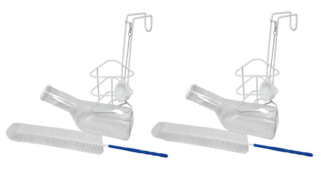 Rehaforum Stechbecken und Urinal aus Kunststoff inkl. Deckel Kombipack