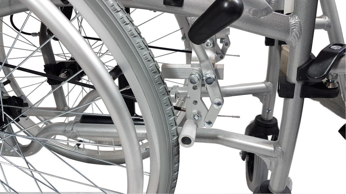 Premium Reise Rollstuhl Easy Economy von UHC - Leichtgewicht, höhenverstellbar, Faltfunktion
