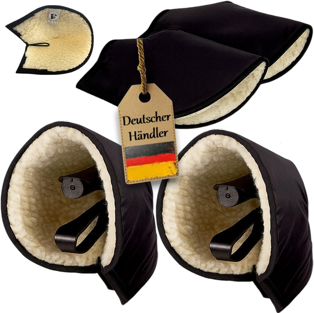 Rollator Handschuhe mit 100% Schurwolle, Schurwollhandschuhe, Handwärmer für Rollatoren und Rollstühle