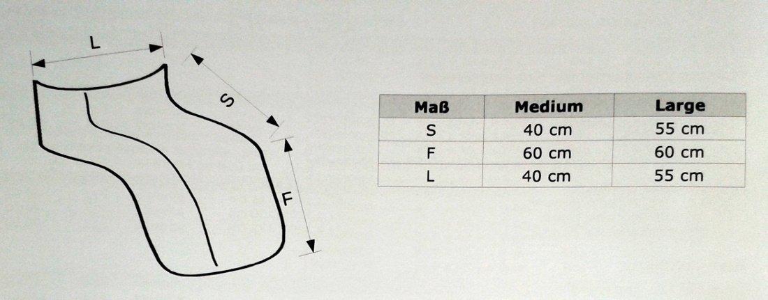 Thermo-Kniedecke Mobilex für Rollstuhl- und Scooterfahrer L (45-52 cm)