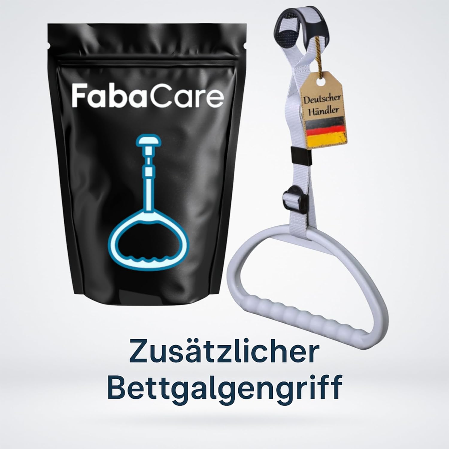 Bettaufrichter Classic Careline B-210, freistehend bis 130 KG Körpergewicht, inklusive zweiten Griff, TGN-RSG70-V