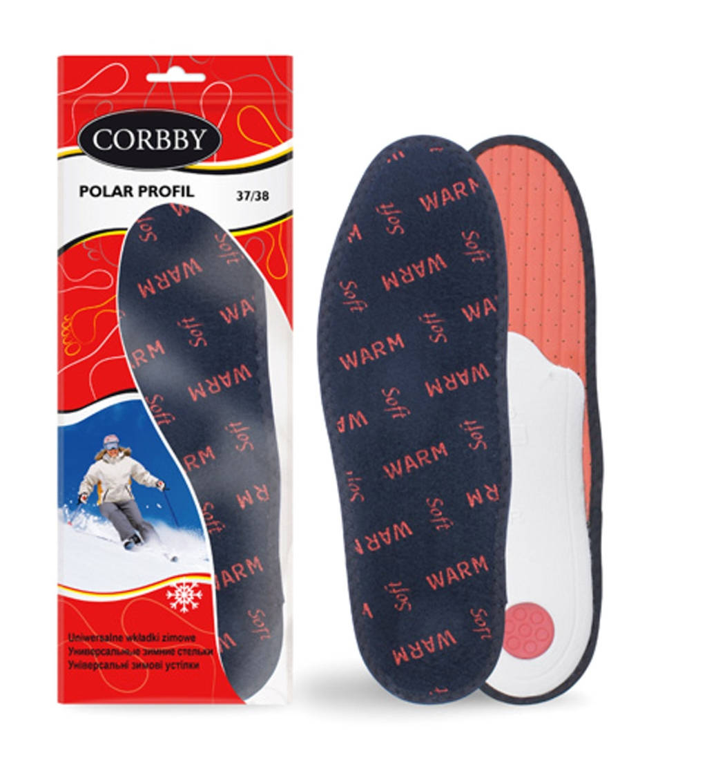 Corbby Schuheinlage Polar Profil 2er Pack