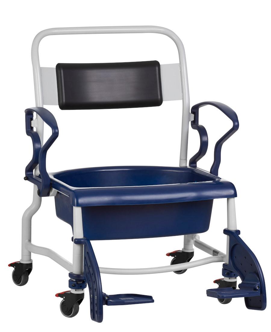 Rebotec Multifunktionsrollstuhl Malta - Farbe:Grau-Blau
