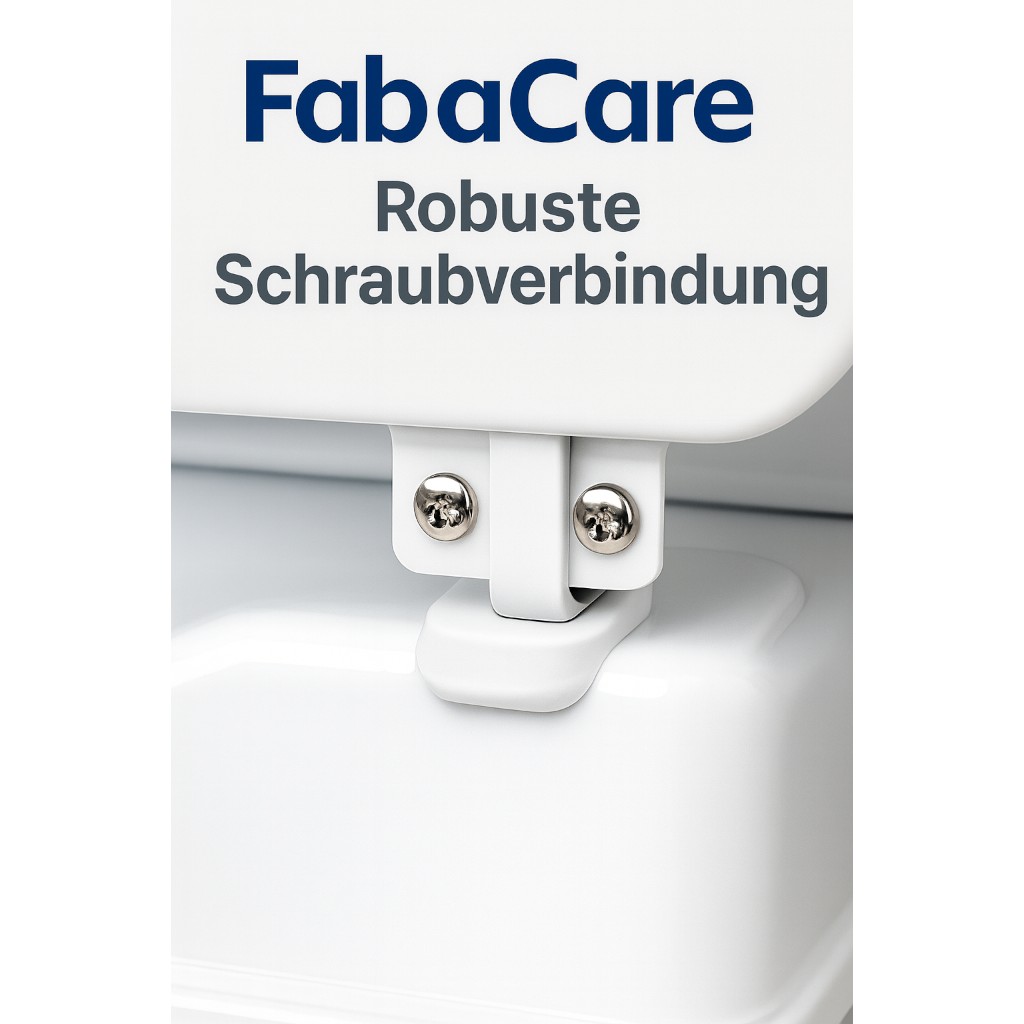 Toilettensitzerhöhung RehaForum 5 cm mit Deckel