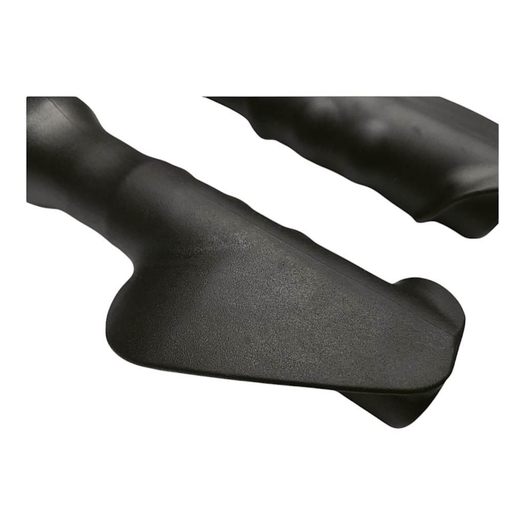 2x Handgriffe für Rollatoren 125x22 mm, Ersatzgriffe, 1 Paar (2 Stück) 