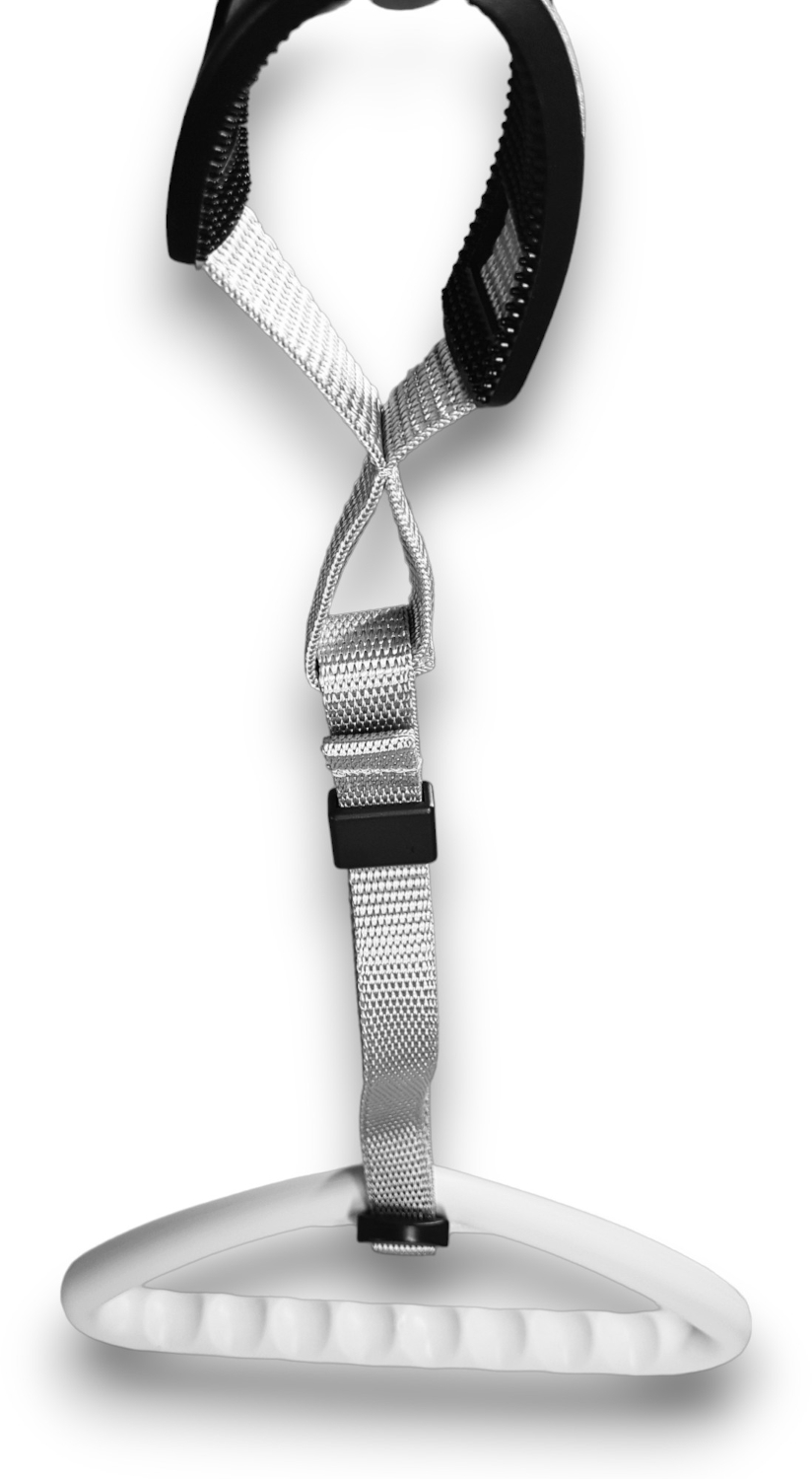 Griff für Bettgalgen, Triangelgriff rund mit Gurt, MED