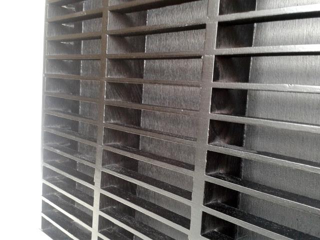 FabaHome MC Regal für 60 Kassetten, Holz