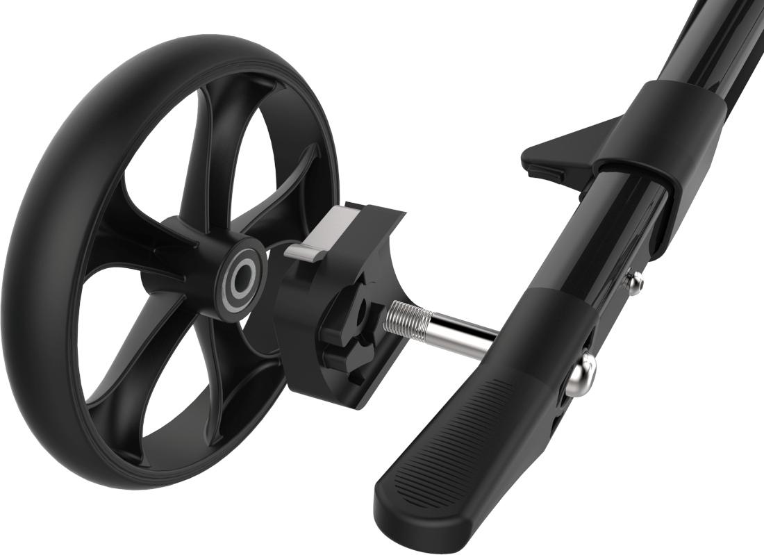 Leichtgewichtrollator Mobilex Gepard mit Schleifbremsen, Carbon