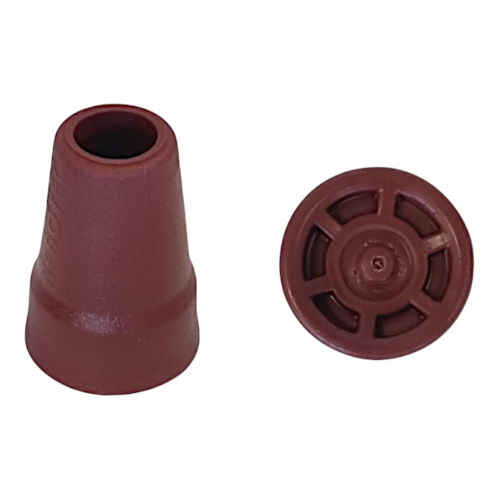 Rebotec Gummifuß für Krücken und Gehstöcke Weinrot - 19 mm