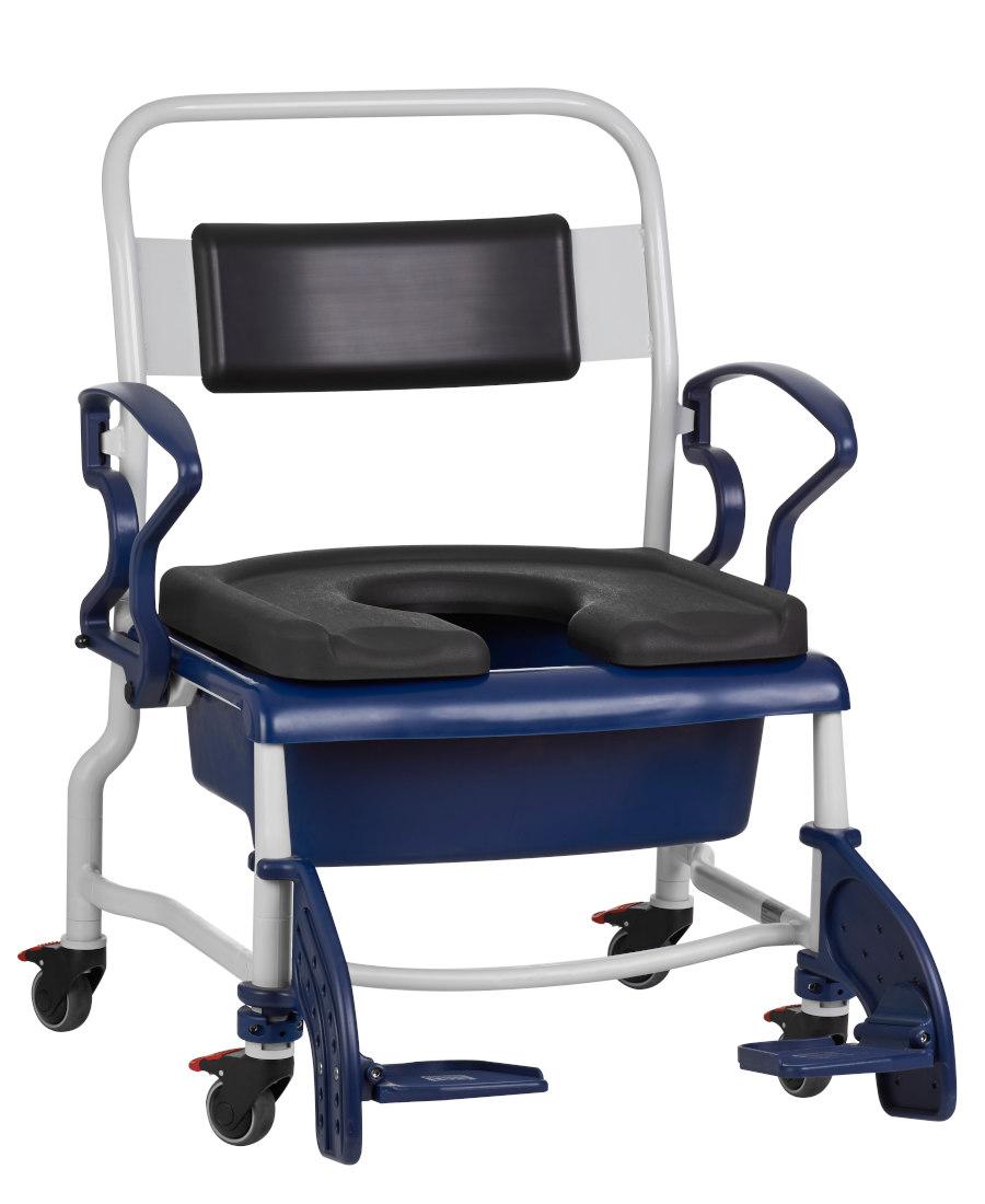 Rebotec Multifunktionsrollstuhl Malta - Farbe:Grau-Blau