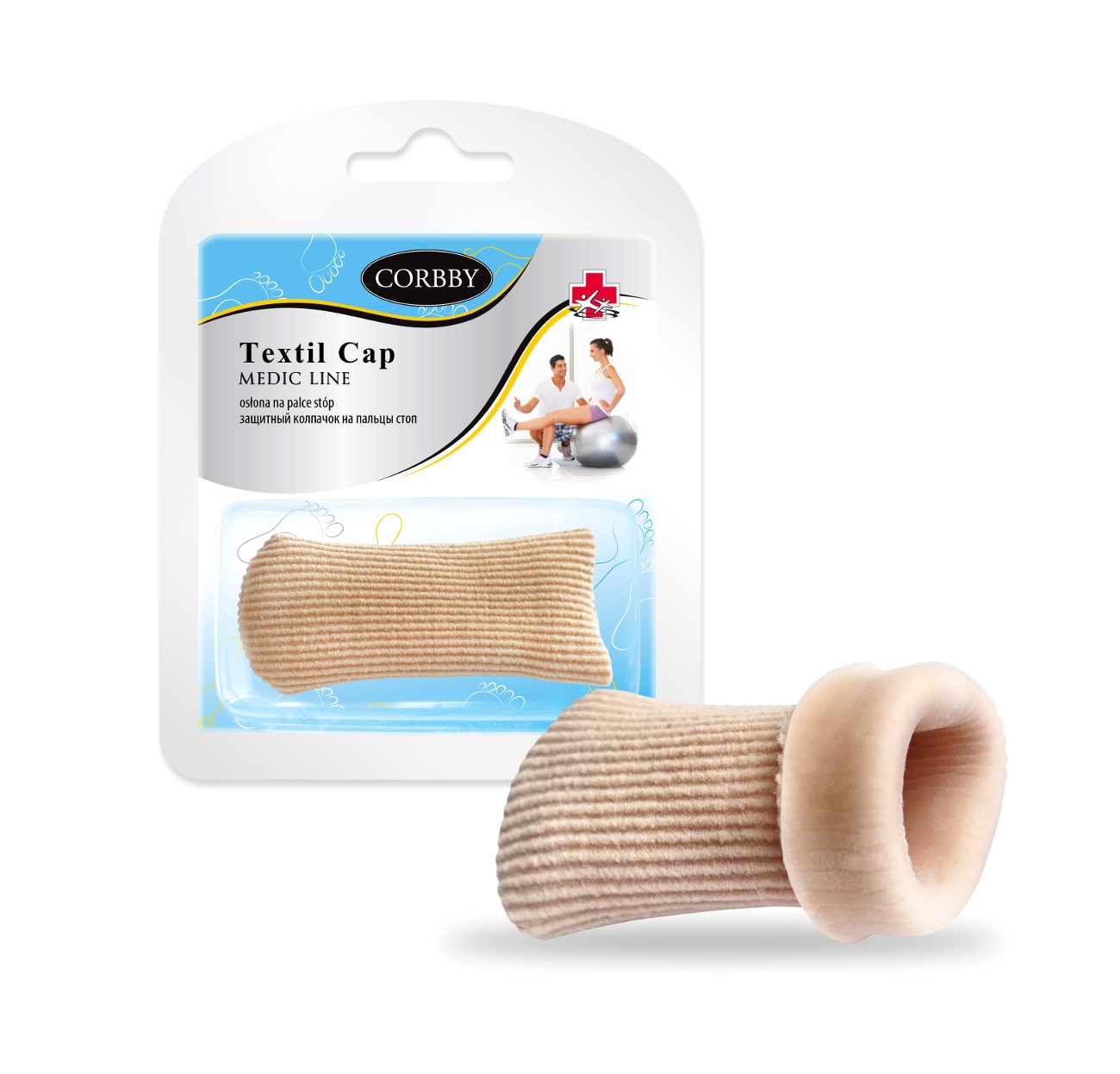 Corbby Schlauchbandage Textil Cap