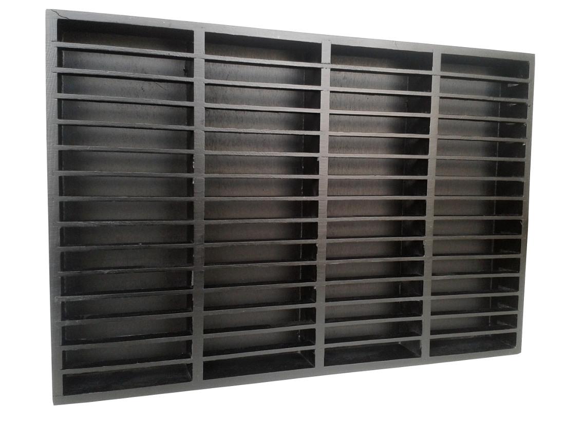 FabaHome MC Regal für 60 Kassetten, Holz Schwarz