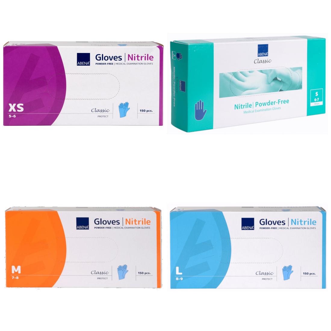 Handschuhe medizinisch, Nitril, puderfrei, blau