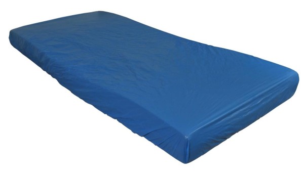 Abena Matratzenschutzbezug, Schutzlaken für Krankenbett, 90 x 210 x 20 cm, blau, 10 Stück